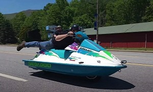 Scoot-a-Doo Is a Mighty Scooter Dressed Like a Jet Ski, Hits 60 MPH