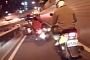 Scooter Rider Causes Fellow to Crash, Rides Away