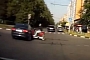 Scooter Smashes Hard into Car