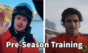 Scuderia Ferrari’s Carlos Sainz and Charles Leclerc Show What Pre-Season Training Means