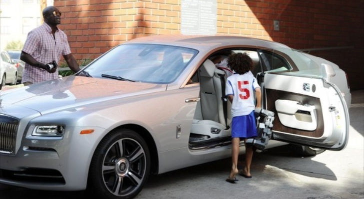 Seal with his Rolls-Royce Wraith