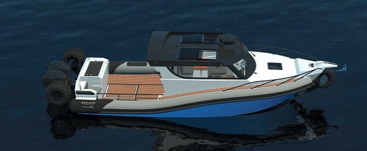 Sealegs Is Making the World’s Biggest Amphibious Boat: The 12m Cabin RIB
