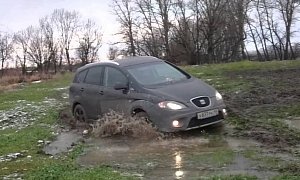 SEAT Altea Freetrack Plays in Mud and Snow, Is as Good as any Crossover