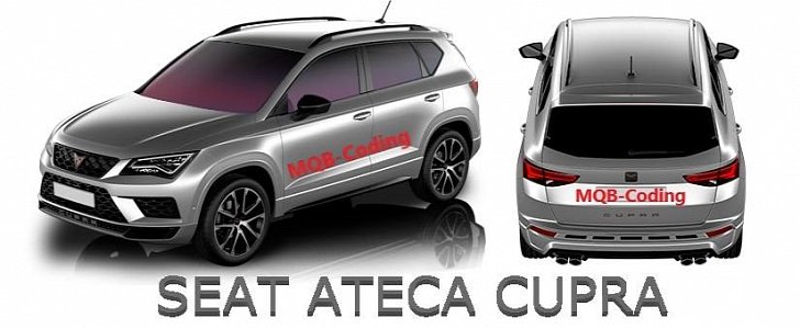 SEAT Ateca Cupra and Tarraco Patent Image Reveals Understated Design