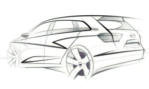 Seat Ibiza ST Concept First Sketch