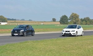 SEAT Leon 1.8 TSI vs. Peugeot 208 GTi and Clio RS: Who Is Faster?
