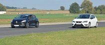 SEAT Leon 1.8 TSI vs. Peugeot 208 GTi and Clio RS: Who Is Faster?