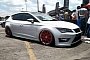 SEAT Leon 5F Lowrider with Red Bentley Wheels Resides in Mexico