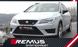 SEAT Leon ST Cupra Gets Remus Cat-Back Exhaust System
