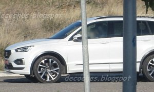 SEAT Tarraco FR Spied Testing Without PHEV System