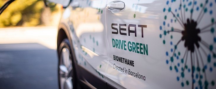Biomethane used as fuel in Barcelona by SEAT