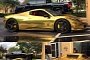 Seattle Mariners’ Robinson Cano Gets Gold Wrap on His Ferrari 458 Spyder