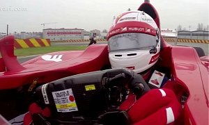 Sebastian Vettel Onboard Lap at the Wheel of the Ferrari F2012 Isn’t Half Bad