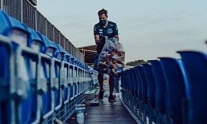 Sebastian Vettel Picks Litter After British GP, Lucky Fans Rejoice