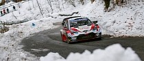 Sebastien Ogier Gives Toyota Yaris WRC a Good Shakedown Around Snowy Monte Carlo