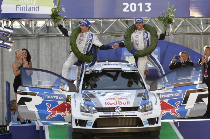 Sebastien Ogier wins for Volkswagen in Finland