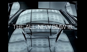 Second BMW i8 Teaser Showcases Butterfly Doors