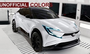 Second-Gen 2024 Toyota C-HR Digitally Revealed With a Ritzy Color Palette