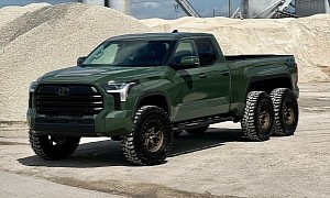 Second (Out of Five) Custom Toyota Tundra 6x6s Slated for Production Is Now Done