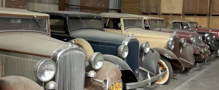Banker's amazing secret car collection is found after his death, goes to auction