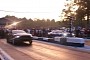 Secretive Chevy Camaro ZL1 Drags S-10 and Mustang, Winner Almost Loses Control