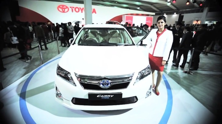 Toyota Camry Hybrid at Delhi Auto Expo