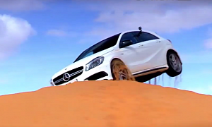 See an A 45 AMG Being Trashed on Sand Dunes