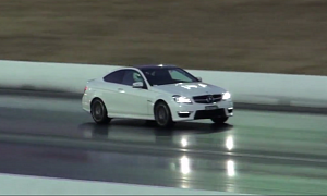See an Aussie C 63 AMG Coupe Casually Improve its Drag Racing