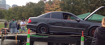 See an E 55 AMG's Tire Explode on Dyno