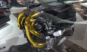See How an 850 hp Brabus Engine Looks Like Outside a Car