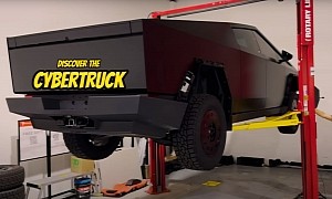 See Tesla Cybertruck's Small Brake Rotors and Tiny Wiring in This Underbody Inspection