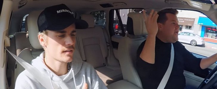 See the Stunts Keeping James Corden from Driving Himself and Justin ...