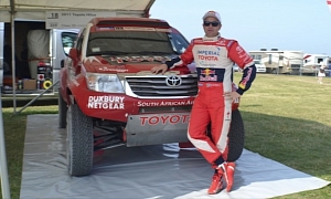 See the Tough Dakar Hilux Toyota Brought to Goodwood