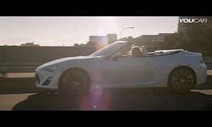 See the Toyota FT 86 Convertible Concept in Action