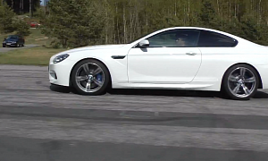 See What Happens When a Jaguar XKR Coupe Races a BMW M6