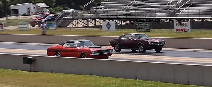 1972 Dodge Demon vs 1968 Pontiac Firebird