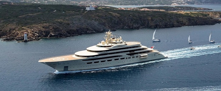 Dilbar megayacht, delivered by Lurssen in 2016 for a reported $600 million, was raided by German authorities