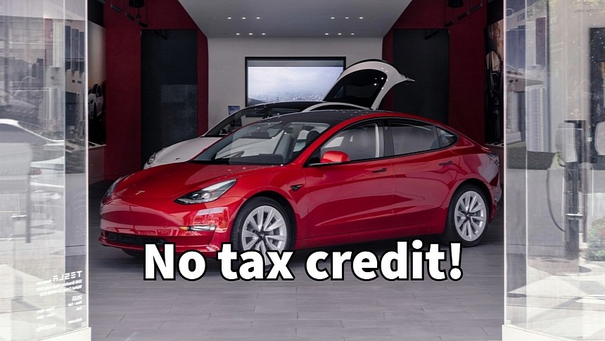 Select Tesla Model 3 trims to lose the $7,500 tax credit