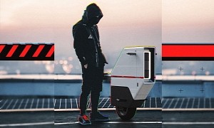 Self-Balancing Scooter Concept Gets Inspired By Japanese Cyberpunk, Looks Insane