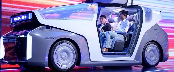 Baidu unveiled a fully autonomous vehicle: the robocar