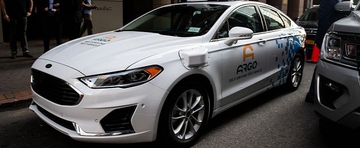 Autonomous Argo AI-powered Ford Fusion