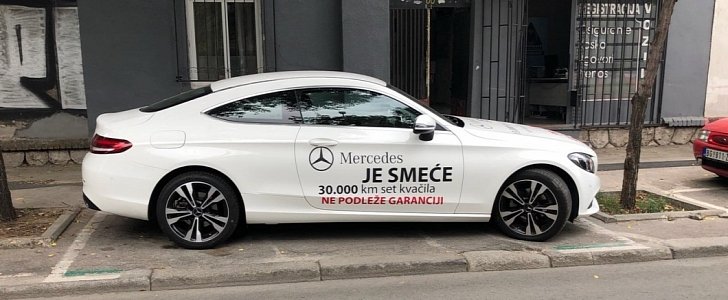 Unreliable Mercedes-Benz C-Class Coupe in Serbia