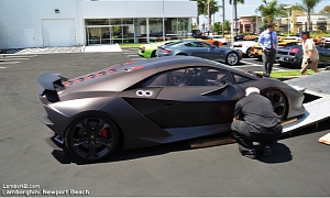 Sesto Elemento Delivery at Lamborghini Newport Beach