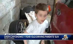 Seven-Year-Old Daniel Goes for a Joyride in His Mom's Kia, Mayhem Ensues
