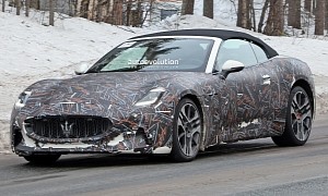 Sexiness Overload: Maserati's GranCabrio Folgore Shows Sleek Styling During Testing
