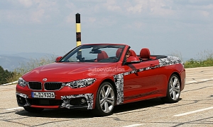 Sexy BMW 4 Series Convertible Spotted With Minimal Camo