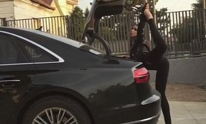 Sexy Serbian Taekwondo Fighter Can Close the Car Trunk With Her Foot