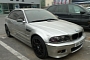 Shadowline BMW E46 M3 Wears Matte Chrome Silver in China