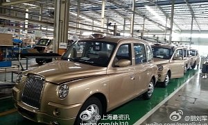 Shanghai’s Copy of the London Black Cabs Will Actually Be Gold