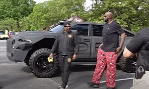 Shaquille O'Neal Shows Up at Car Show in His Apocalypse Monster Truck